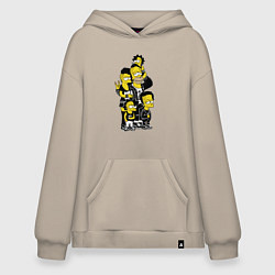 Худи оверсайз Simpsons not dead! Motto