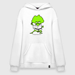 Толстовка-худи оверсайз Choppin Brocco Lee, цвет: белый