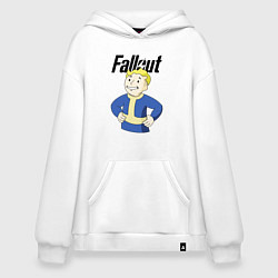 Толстовка-худи оверсайз Fallout blondie boy, цвет: белый
