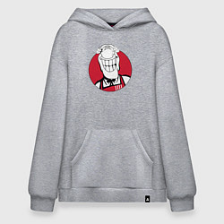 Толстовка-худи оверсайз Доктор Ливси - KFC Edition, цвет: меланж