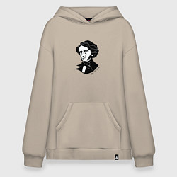 Толстовка-худи оверсайз Гектор Берлиоз, цвет: миндальный