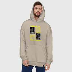 Толстовка-худи оверсайз Nirvana SLTS, цвет: миндальный — фото 2