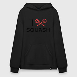 Худи оверсайз I Love Squash