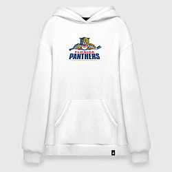Толстовка-худи оверсайз Florida panthers - hockey team, цвет: белый
