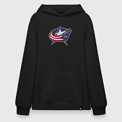 Худи оверсайз Columbus blue jackets - hockey team - emblem