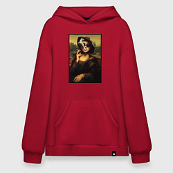 Толстовка-худи оверсайз Mona Singer, цвет: красный