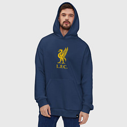 Толстовка-худи оверсайз Liverpool sport fc, цвет: тёмно-синий — фото 2