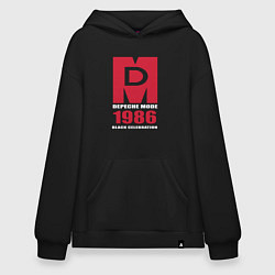 Толстовка-худи оверсайз Depeche Mode - Black Celebration album merch, цвет: черный