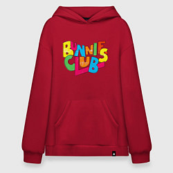 Худи оверсайз NewJeans Bunnies Club colorful