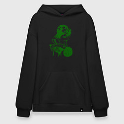 Толстовка-худи оверсайз Go Celtics, цвет: черный
