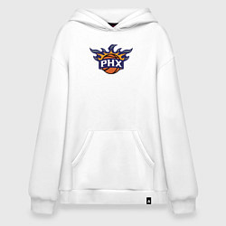 Толстовка-худи оверсайз Phoenix Suns fire, цвет: белый