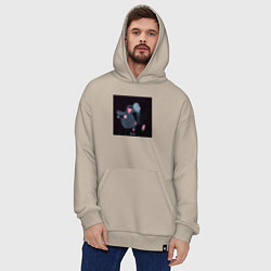 Толстовка-худи оверсайз Pluxary, цвет: миндальный — фото 2