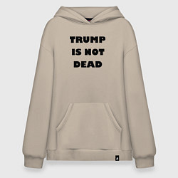 Худи оверсайз Trump is not dead - motto