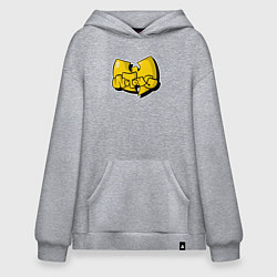 Толстовка-худи оверсайз Wu-Tang bubble, цвет: меланж