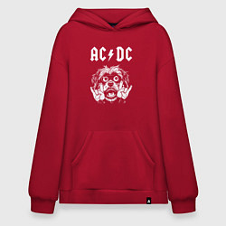 Худи оверсайз AC DC rock dog