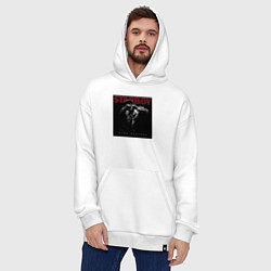 Толстовка-худи оверсайз Xo, цвет: белый — фото 2