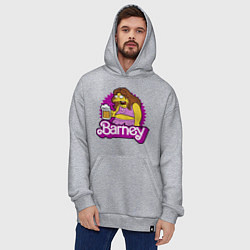 Толстовка-худи оверсайз Barney with beer, цвет: меланж — фото 2