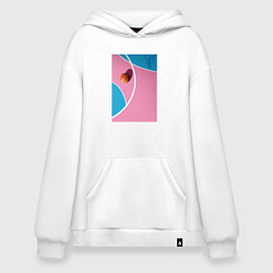 Худи оверсайз Баскетбольная площадка сверху и мяч