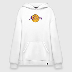 Толстовка-худи оверсайз Black mamba, цвет: белый