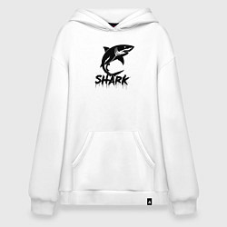 Худи оверсайз Агрессивная акула