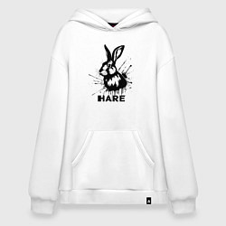 Худи оверсайз Графический заяц