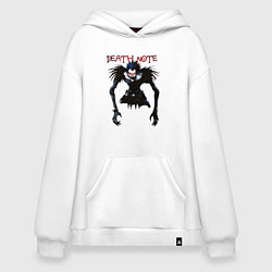 Толстовка-худи оверсайз Death Note Ryuk - светлый, цвет: белый