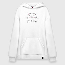 Худи оверсайз Кот позитив