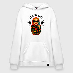 Худи оверсайз Матрешка - Slavic girl