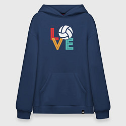 Худи оверсайз Love volley