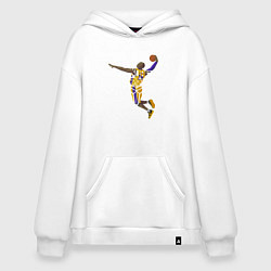 Толстовка-худи оверсайз Kobe Bryant dunker, цвет: белый