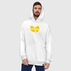 Толстовка-худи оверсайз Wu-tang Batman, цвет: белый — фото 2