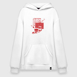 Худи оверсайз В гостях у бабушки