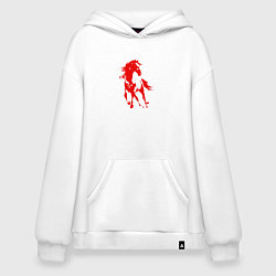 Худи оверсайз Abstract horse