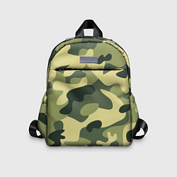 Детский рюкзак Камуфляж: зеленый/хаки, цвет: 3D-принт