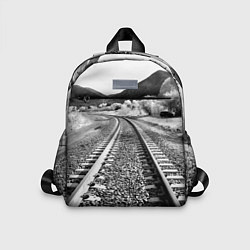 Детский рюкзак Железная дорога, цвет: 3D-принт
