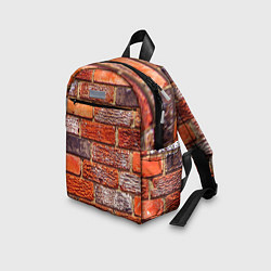 Детский рюкзак Кирпичи, цвет: 3D-принт — фото 2