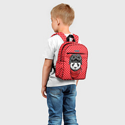 Детский рюкзак Панда пилот, цвет: 3D-принт — фото 2