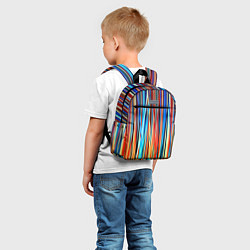 Детский рюкзак Colored stripes, цвет: 3D-принт — фото 2