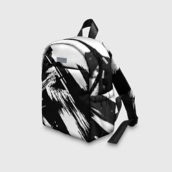 Детский рюкзак Чёрно-белый, цвет: 3D-принт — фото 2
