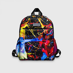 Детский рюкзак Краски, цвет: 3D-принт