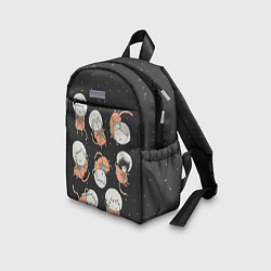 Детский рюкзак Космические котики, цвет: 3D-принт — фото 2