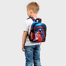 Детский рюкзак Узоры красок, цвет: 3D-принт — фото 2