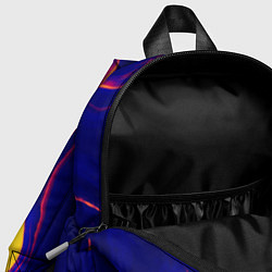 Детский рюкзак Ультрафиолетовые разводы, цвет: 3D-принт — фото 2