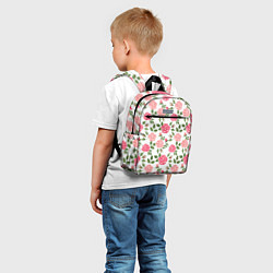 Детский рюкзак Розы Паттерн, цвет: 3D-принт — фото 2