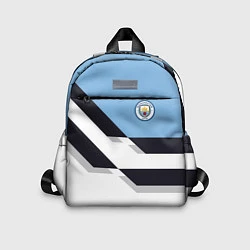 Детский рюкзак Manchester City FC: White style, цвет: 3D-принт