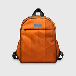 Детский рюкзак Orange abstraction, цвет: 3D-принт