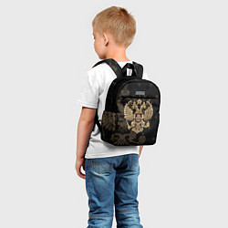 Детский рюкзак Золотой Герб России, цвет: 3D-принт — фото 2