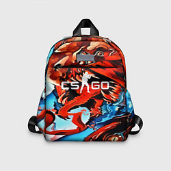 Детский рюкзак CS:GO Beast Rage, цвет: 3D-принт