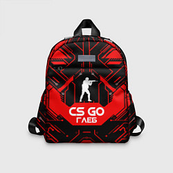 Детский рюкзак CS:GO - Глеб, цвет: 3D-принт