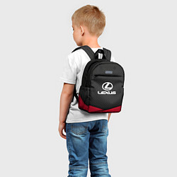 Детский рюкзак Lexus: Grey Carbon, цвет: 3D-принт — фото 2